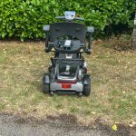 Folded TGA Minimo refurbished mobility scooter UK – easy to store and transport